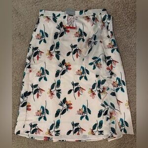 Ted Baker Blush Pink Floral Midi Skirt (NWT)